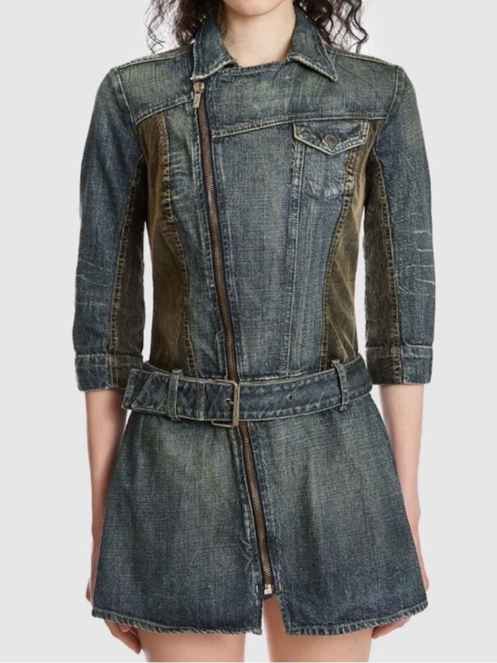 Diesel vintage denim dress NWT size xs
